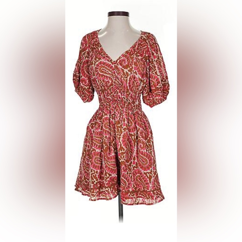 Cleobella Hazel Mini Dress in Aurora Print L